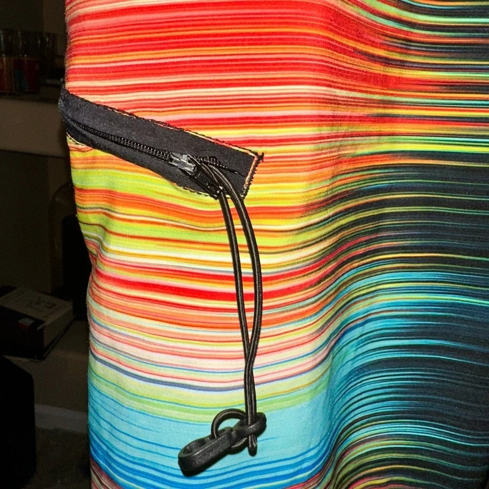 Voodoo Body Glove Board Shorts Mens 32 Multicolor Stripe Surf Swim Y2K Style